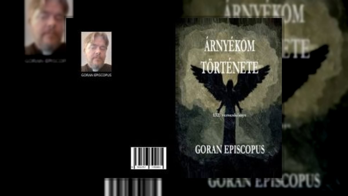 Goran Episcopus: Árnyékom története című vers illusztrációja a Múzsák Könyvtárában