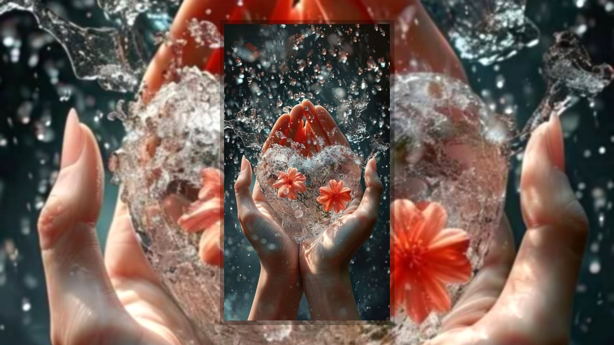 Soósné Balassa Eszter: Úgy szeress című vers illusztrációja a Múzsák Könyvtárában