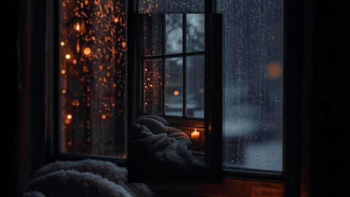 Papp-Erdei Barbara(Barbara Liney Woods): Egy esős napon című novella illusztrációja a Múzsák Könyvtárában.