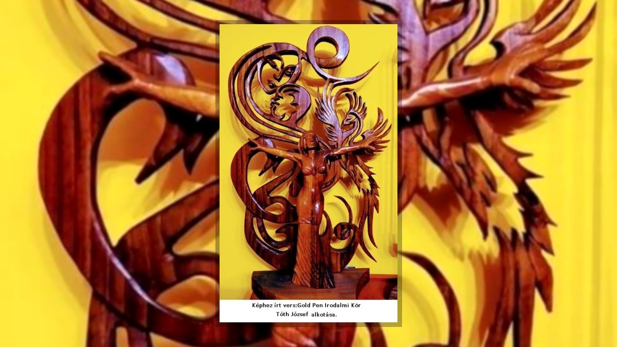 Buglyó Juliánna: Szárnyaló gondolatok című vers illusztrációja a Múzsák Könyvtárában