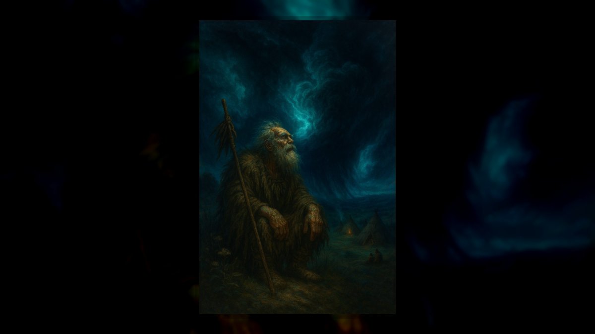 Balogh Erika: Az eltűnő világ - Az Egy születése című novella illusztrációja a Múzsák Könyvtárában.