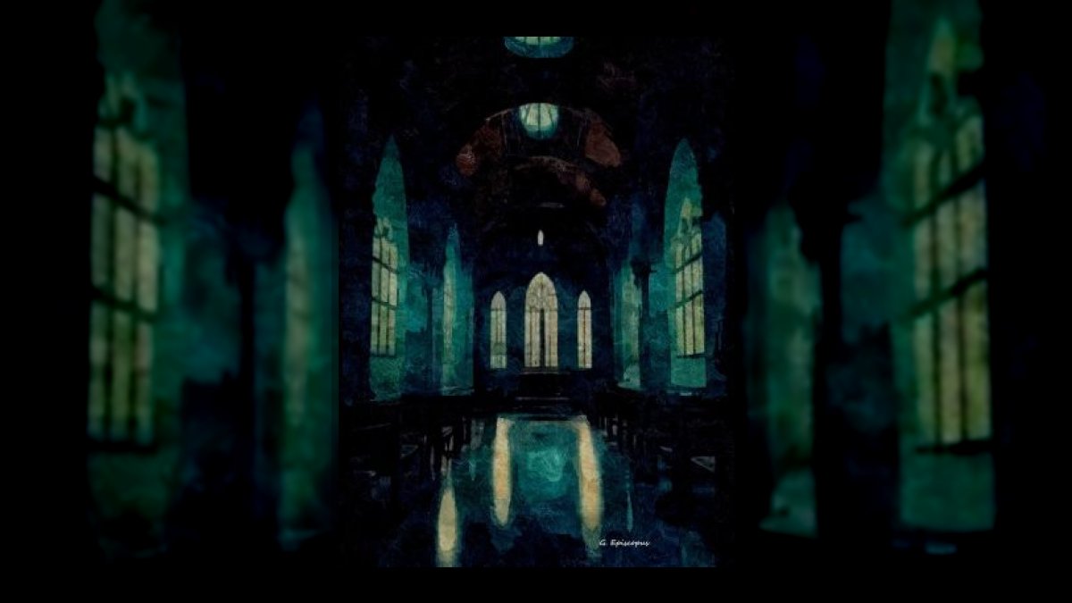 Goran Episcopus: Ne mentsetek meg című vers illusztrációja a Múzsák Könyvtárában