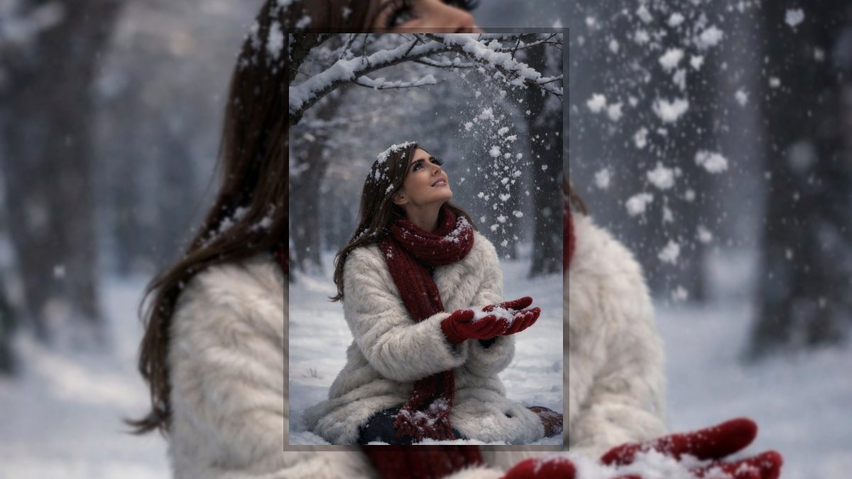 Aurora Amelia Joplin: Fehér ajándék című vers illusztrációja a Múzsák Könyvtárában