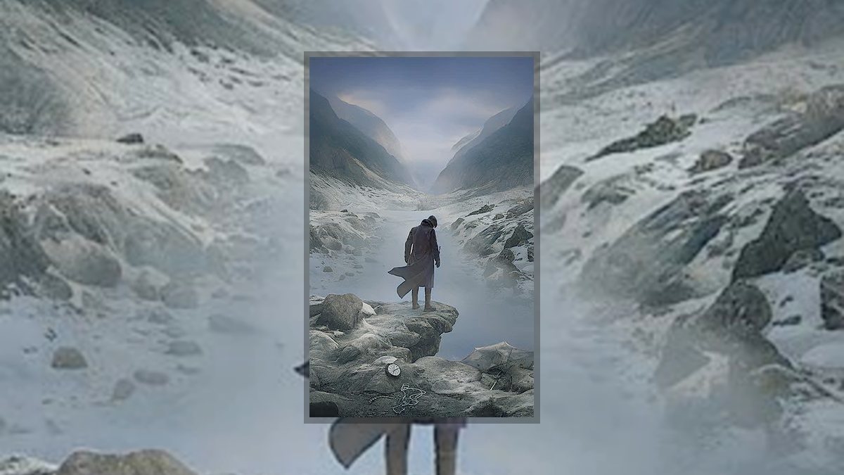 Tasi83: IDŐK ÜZENETE című vers illusztrációja a Múzsák Könyvtárában