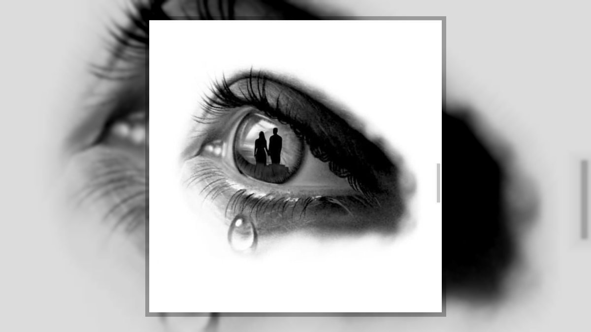 sadlih: Szemem és szemed című vers illusztrációja a Múzsák Könyvtárában