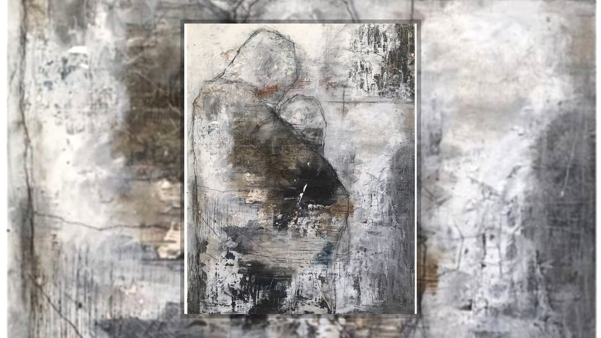 Híres B Ede: ÚJRA ÍRT SZERELEM című vers illusztrációja a Múzsák Könyvtárában