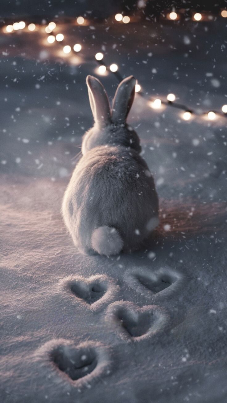 Papp-Erdei Barbara(Barbara Liney Woods): Nyusszancs és a nagy havazás című mese illusztrációja a Múzsák Könyvtárában