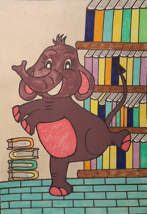 Bubrik Zseraldina: Körbi és a visszafelé haladó mese című mese illusztrációja a Múzsák Könyvtárában