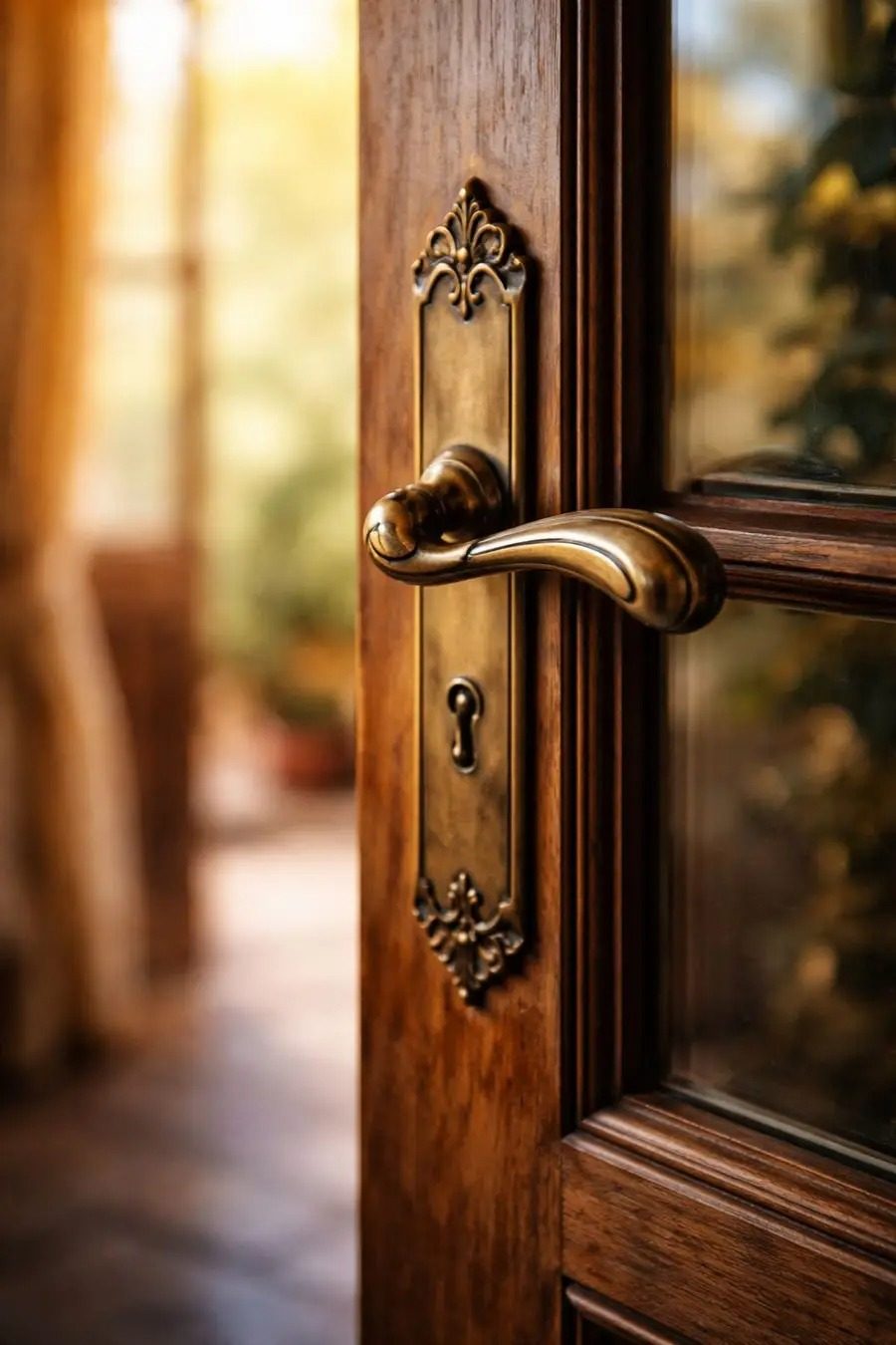 Gábor Edit: Van egy ajtó című vers illusztrációja a Múzsák Könyvtárában