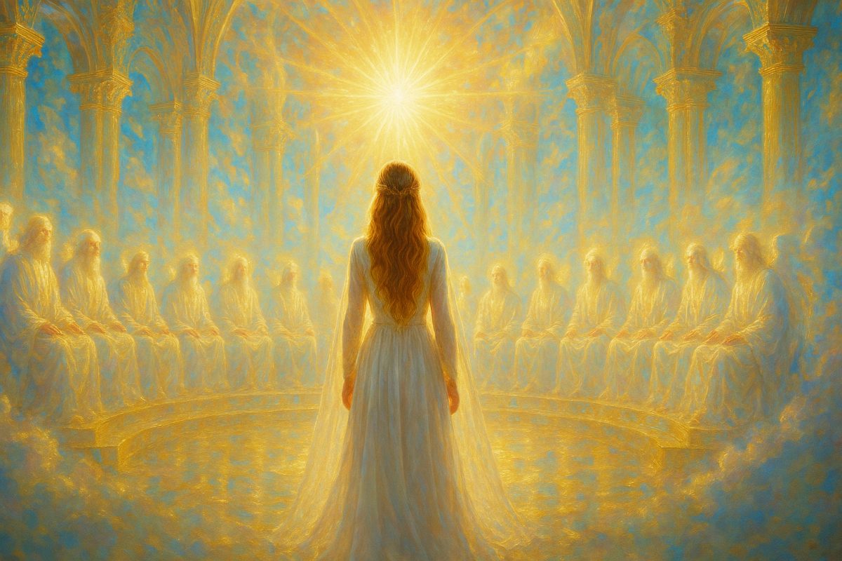 A.K. András.: A mester című novella illusztrációja a Múzsák Könyvtárában.