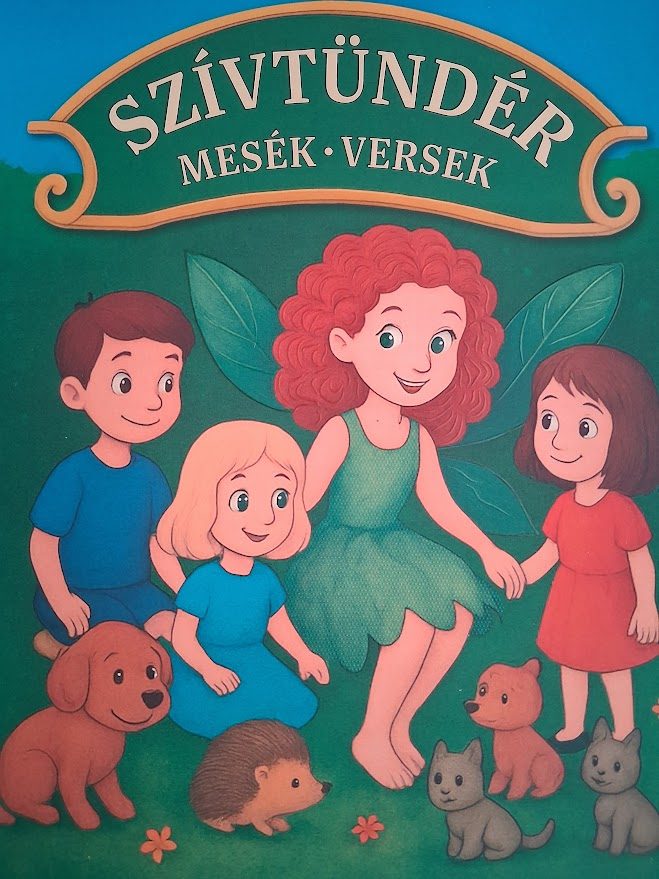 Buglyó Juliánna: Ahol a Szívtündér mindig ott van című mese illusztrációja a Múzsák Könyvtárában