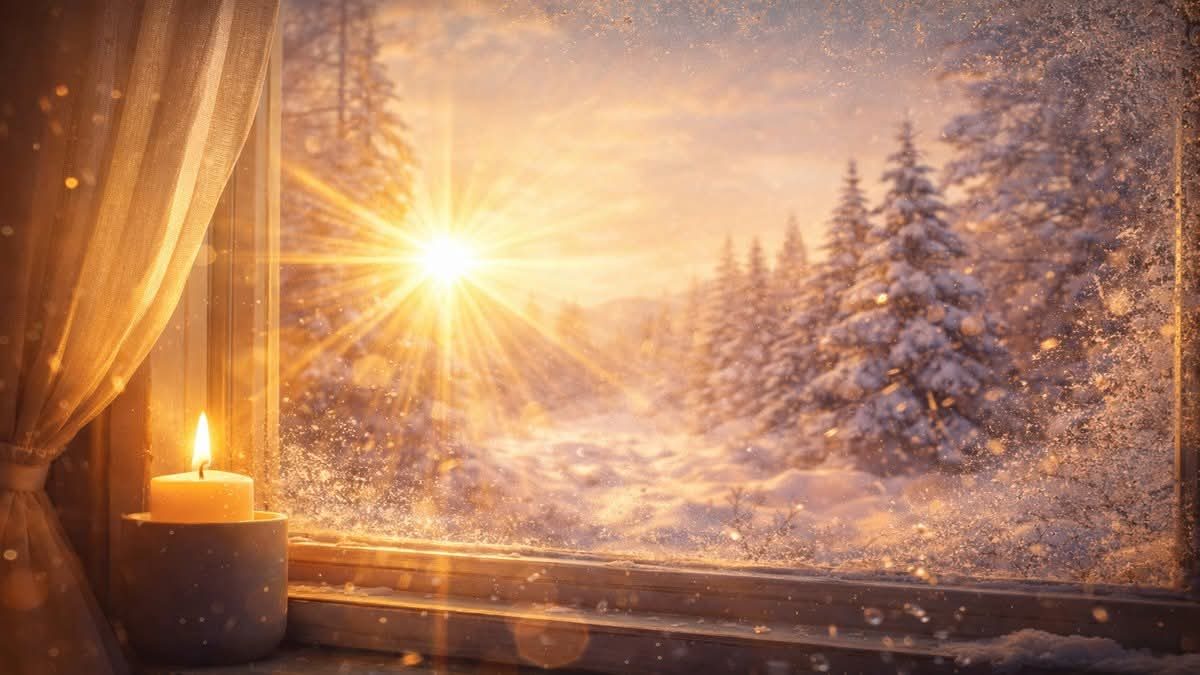 Kollár Kornélia: A fény című vers illusztrációja a Múzsák Könyvtárában