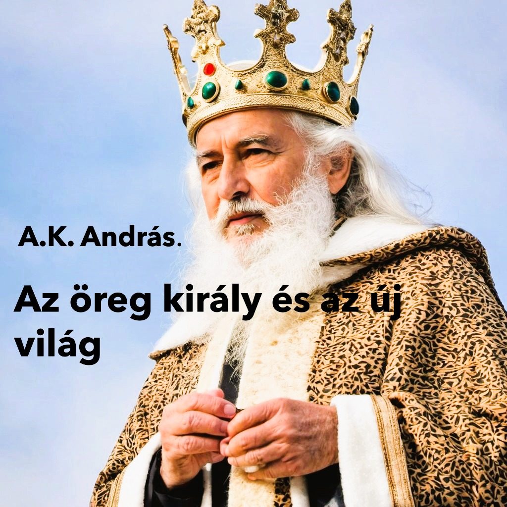 A.K. András.: Az öreg király és az új világ című novella illusztrációja a Múzsák Könyvtárában.