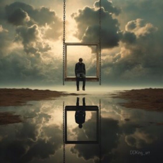 Tasi83: SZORONGÓ VERGŐDÉS SORS-PECSÉTES IGAZSÁG című vers illusztrációja a Múzsák Könyvtárában