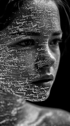 Petres Katalin: Kavarog című vers illusztrációja a Múzsák Könyvtárában