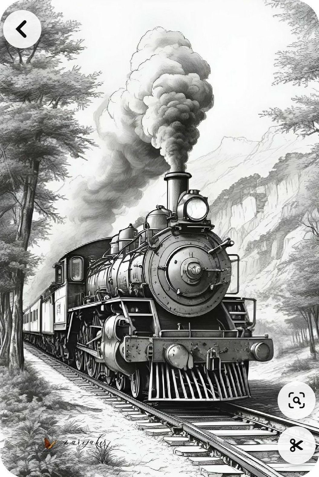 Híres B Ede: Az utolsó utazás című vers illusztrációja a Múzsák Könyvtárában