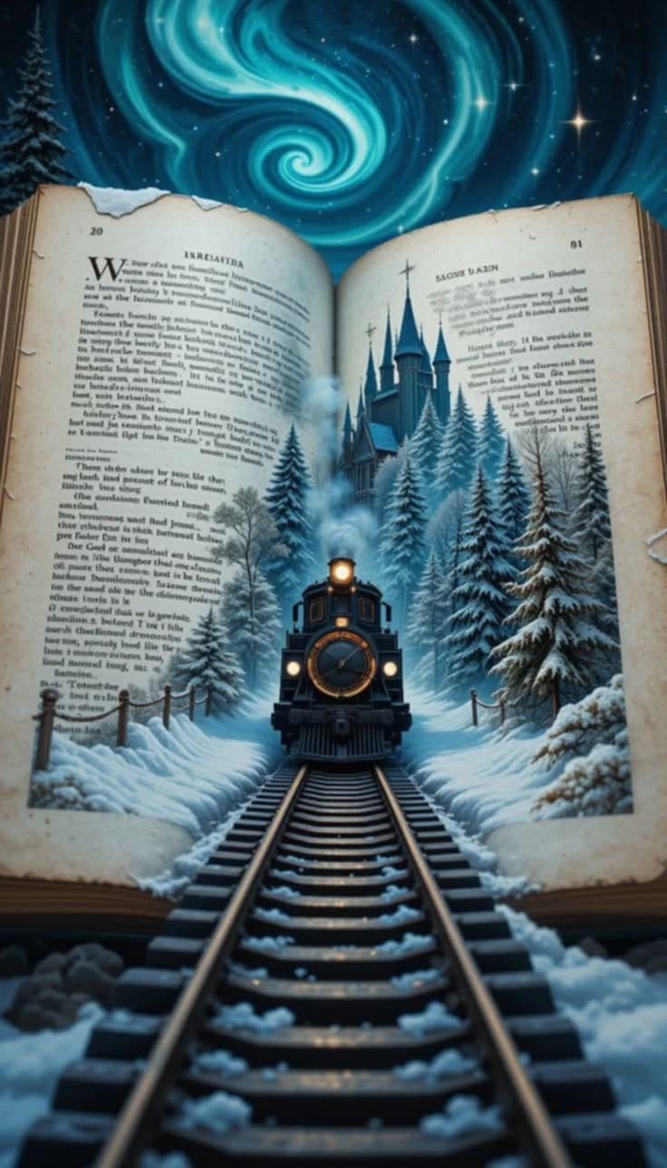 Bubrik Zseraldina: Mosoly az arcomon című vers illusztrációja a Múzsák Könyvtárában