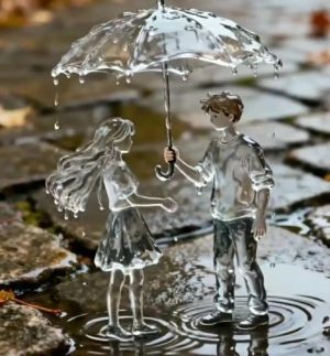 Gábor Edit: Egy valós barátságról című vers illusztrációja a Múzsák Könyvtárában