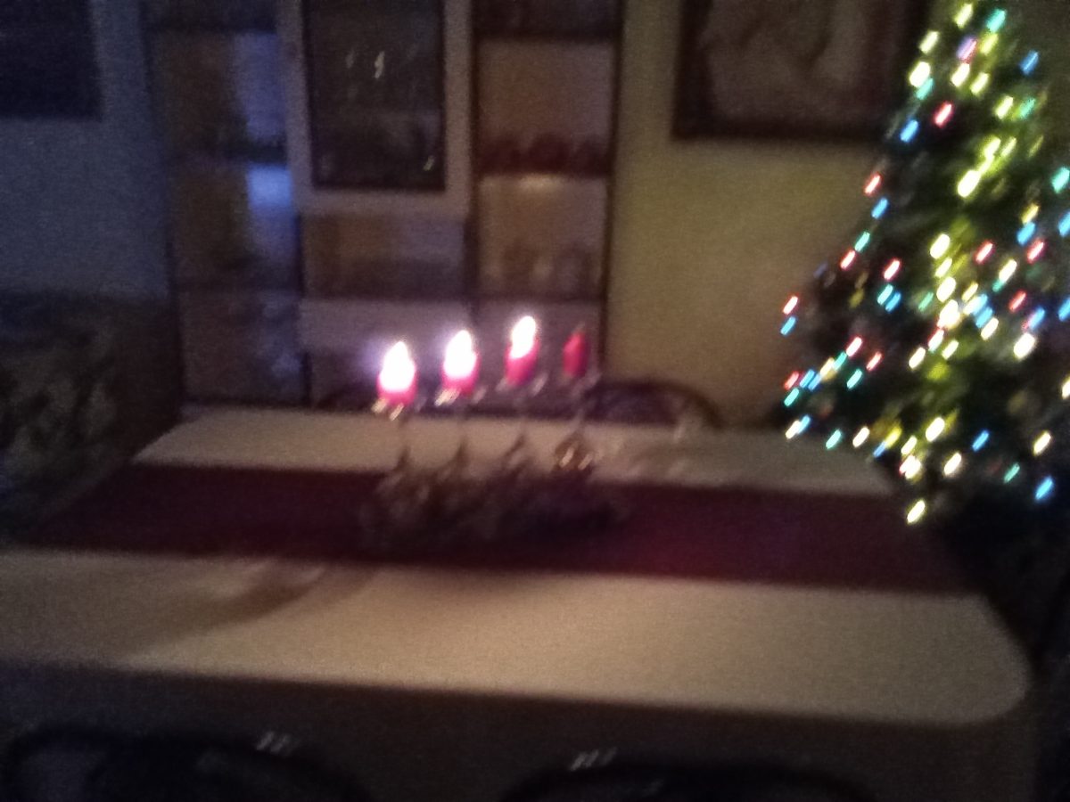 zsuzsanna bandics: Advent harmadik vasárnapja című vers illusztrációja a Múzsák Könyvtárában