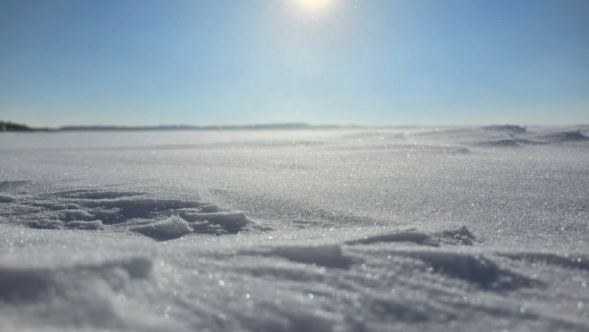 Gyólay Karolina: Tél című vers illusztrációja a Múzsák Könyvtárában