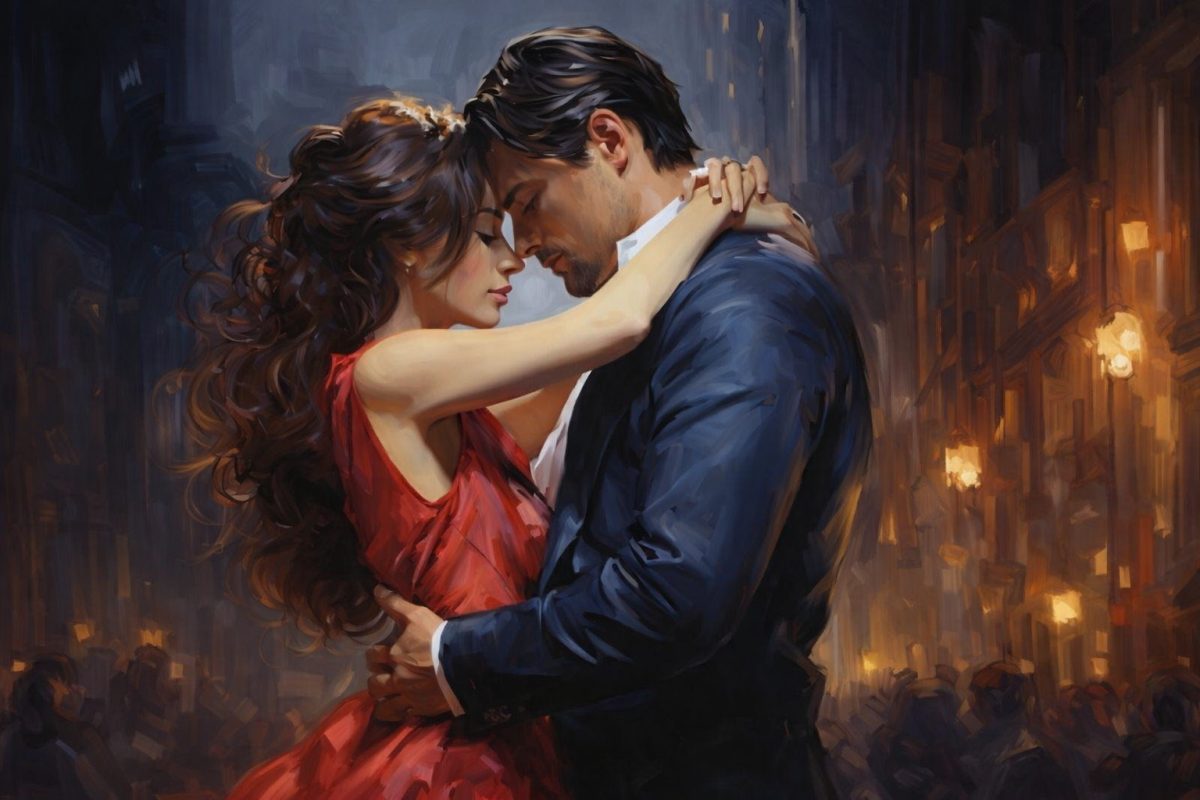 Aurora Amelia Joplin: A szerelem című vers illusztrációja a Múzsák Könyvtárában