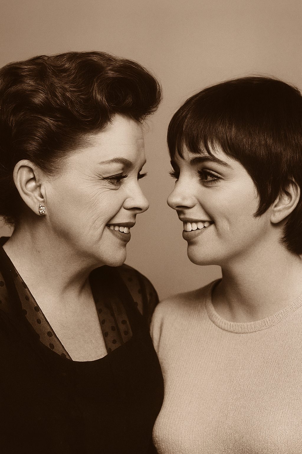 Balogh Erika: Judy Garland és Liza - két sors az idő filmszalagján című novella illusztrációja a Múzsák Könyvtárában.