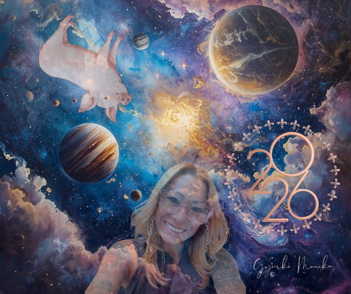 Gyurkó Mónika: Haiku című vers illusztrációja a Múzsák Könyvtárában