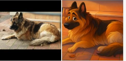 Norbert Farkas: Újra meglátva című vers illusztrációja a Múzsák Könyvtárában