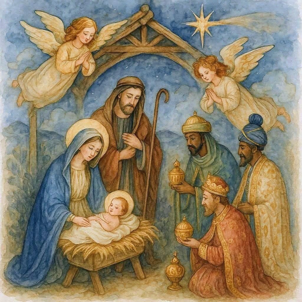 Márkus Katalin/Kata/: Ünnepre várva című vers illusztrációja a Múzsák Könyvtárában