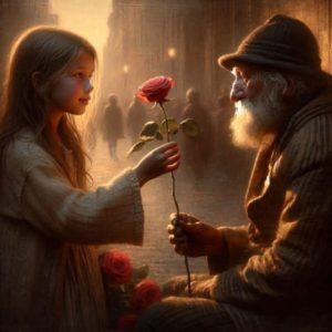 Soósné Balassa Eszter: Tárd ki szíved című vers illusztrációja a Múzsák Könyvtárában