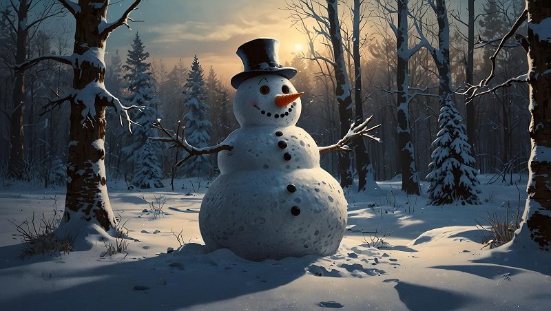 Gani Zsuzsa: Január című mese illusztrációja a Múzsák Könyvtárában