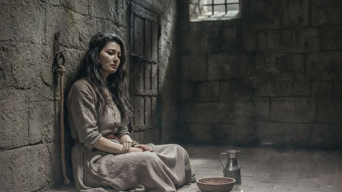 Soósné Balassa Eszter: Lelked börtönében című vers illusztrációja a Múzsák Könyvtárában