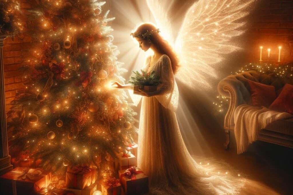 Balogh Erika: Ünnep című novella illusztrációja a Múzsák Könyvtárában.