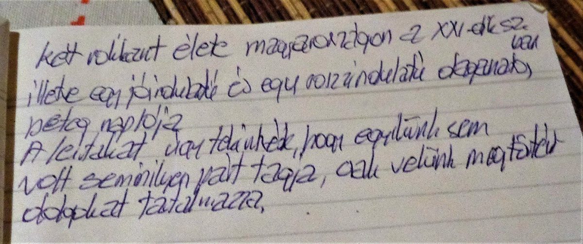 Balogh Erika: Az eltűnő világ – félbemaradt szavak című novella illusztrációja a Múzsák Könyvtárában.
