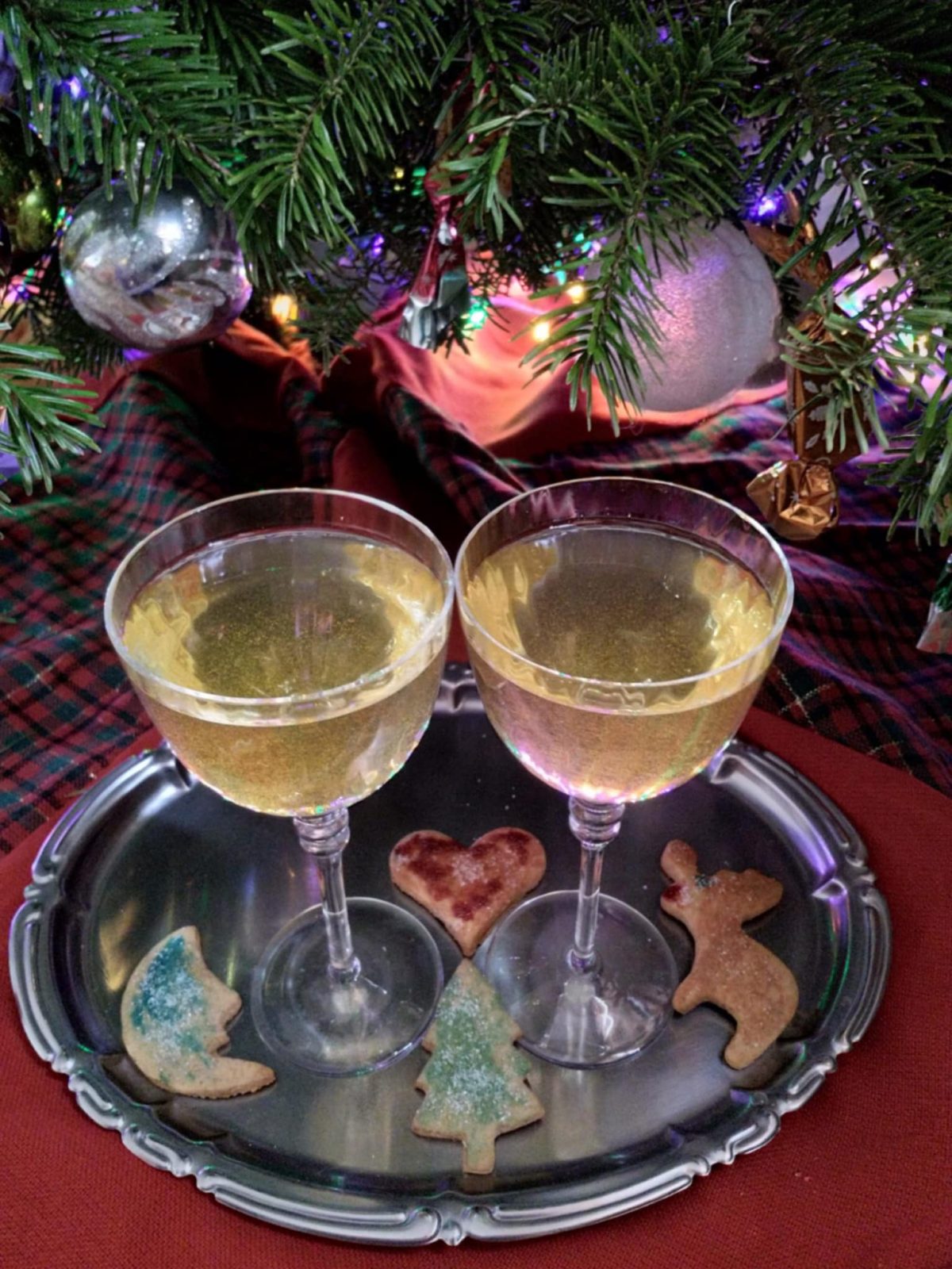 Gábor Edit: Új évre várva című vers illusztrációja a Múzsák Könyvtárában