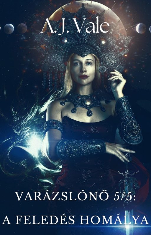 A. J. Vale: Varázslónő 5/5: A Feledés homálya című novella illusztrációja a Múzsák Könyvtárában.