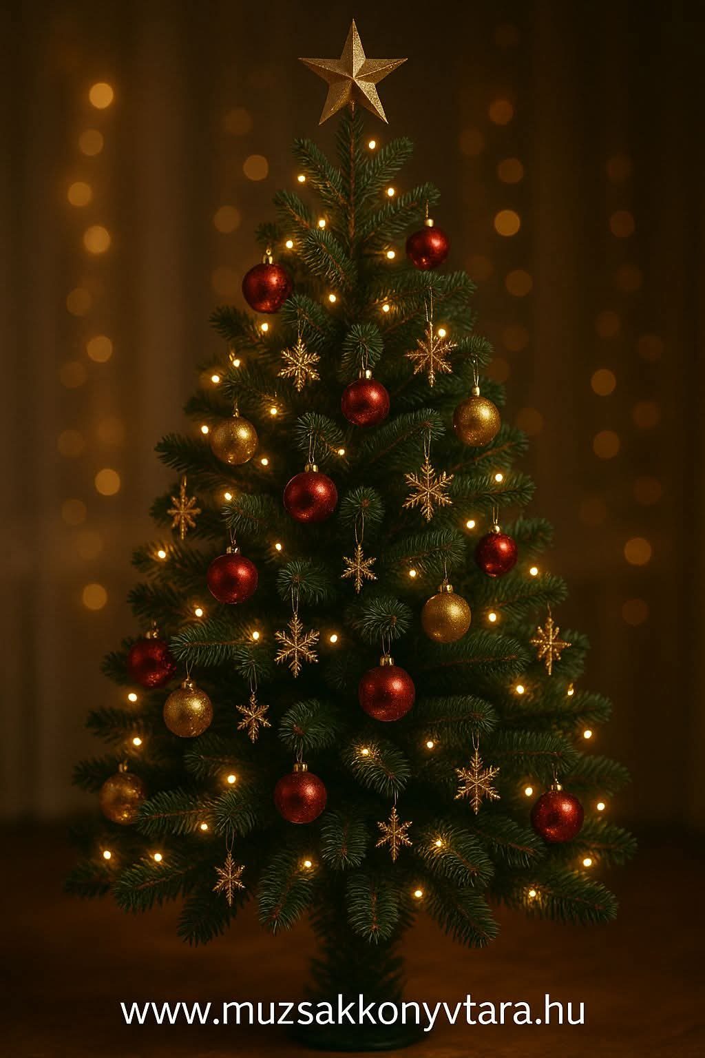 Gyólay Karolina: Legszebb Karácsonyom című novella illusztrációja a Múzsák Könyvtárában.