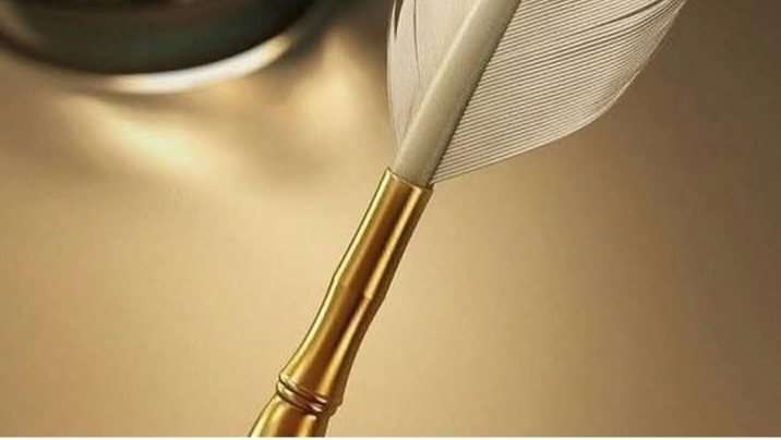 Fekete Ida Virág: Varázstoll ajándékba című novella illusztrációja a Múzsák Könyvtárában.