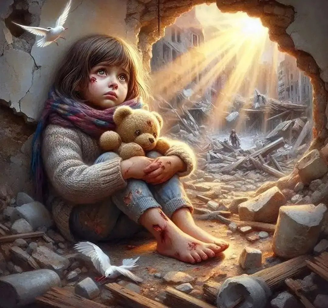 Gábor Edit: Ne vegyétek el... című vers illusztrációja a Múzsák Könyvtárában