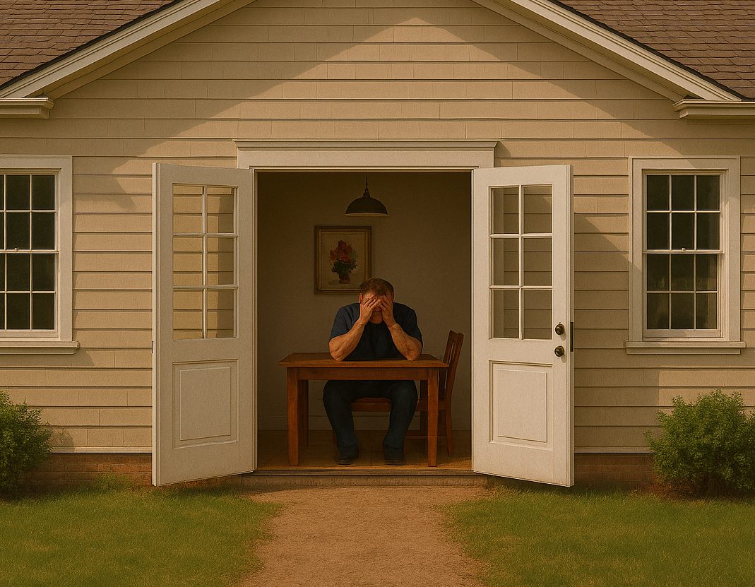 Antal Izsó: Magány című vers illusztrációja a Múzsák Könyvtárában