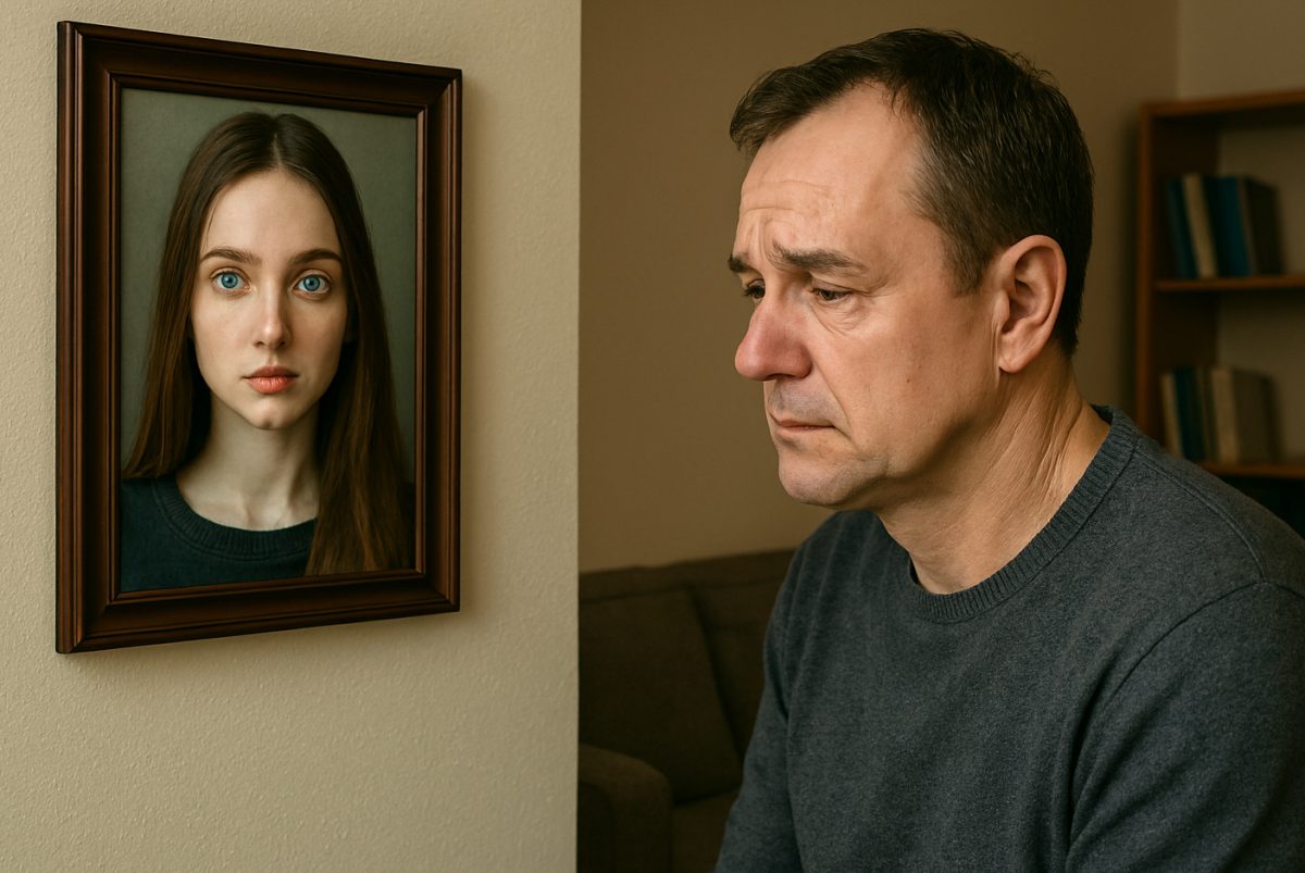 Antal Izsó: Szerelmes haikuk című vers illusztrációja a Múzsák Könyvtárában