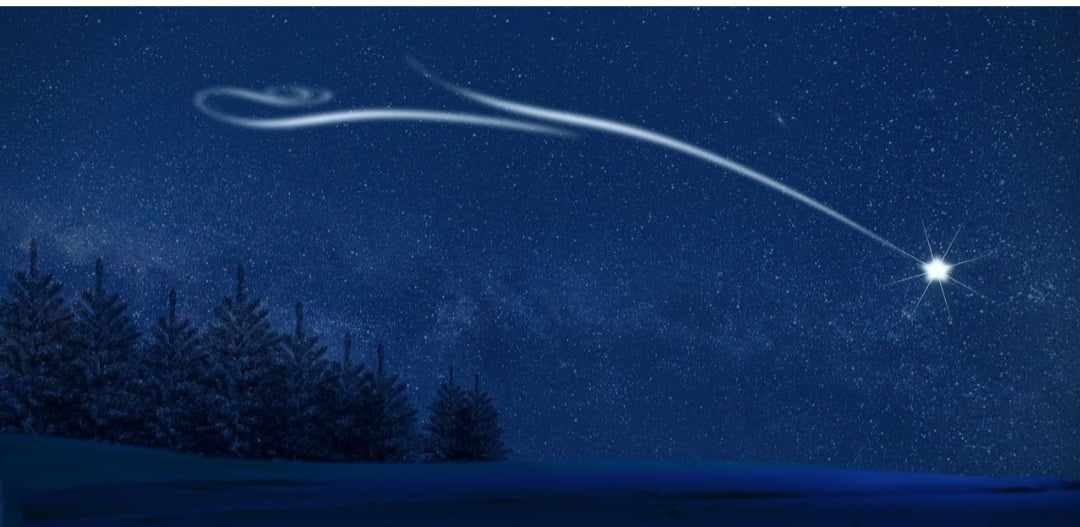 Brettnerné Ónadi Krisztina: Karácsony közeleg című vers illusztrációja a Múzsák Könyvtárában