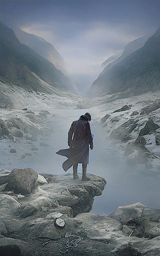 Tasi83: IDŐK ÜZENETE című vers illusztrációja a Múzsák Könyvtárában