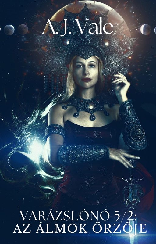 A. J. Vale: Varázslónő 5/2: Az Álmok őrzője című novella illusztrációja a Múzsák Könyvtárában.