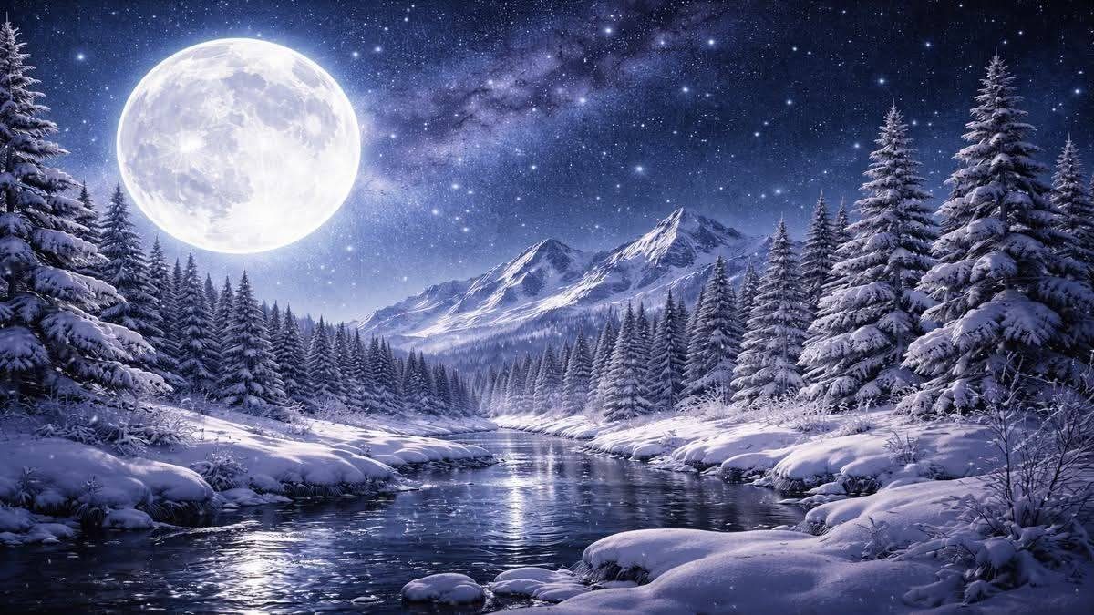 Papp-Erdei Barbara(Barbara Liney Woods): Holdfény tükör című novella illusztrációja a Múzsák Könyvtárában.