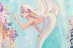 Aurora Amelia Joplin: Seli, a tenger lánya című mese illusztrációja a Múzsák Könyvtárában