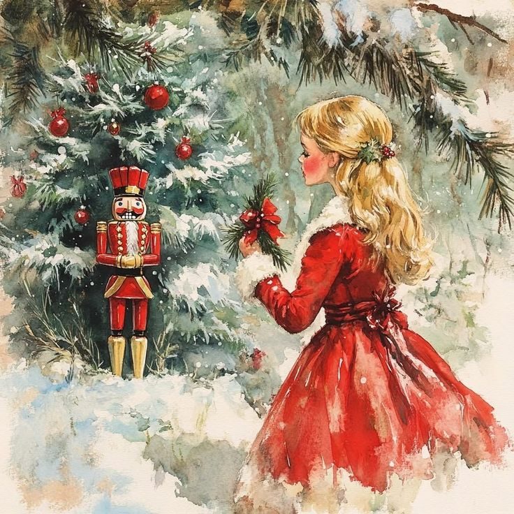 Aurora Amelia Joplin: Hópehelyből szőtt levél című vers illusztrációja a Múzsák Könyvtárában