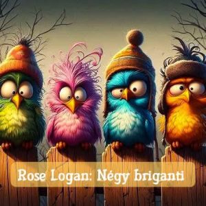 Rose Logan: Négy briganti című vers illusztrációja a Múzsák Könyvtárában