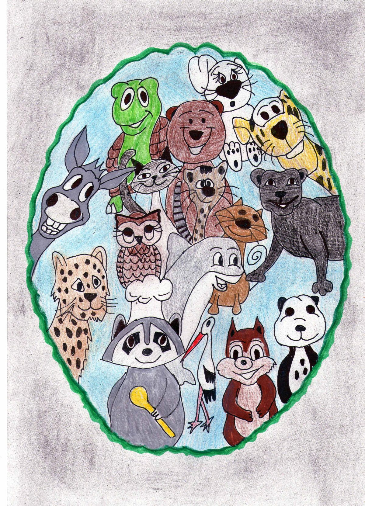 Bubrik Zseraldina: Szeretetnap című mese illusztrációja a Múzsák Könyvtárában