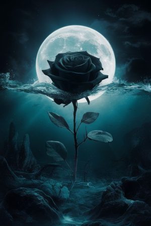 Aurora Amelia Joplin: A rózsa visszanéz című novella illusztrációja a Múzsák Könyvtárában.